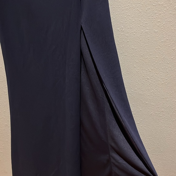 BHLDN CIRCE GOWN NAVY STRAPLESS MAXI DRESS - Picture 6 of 15